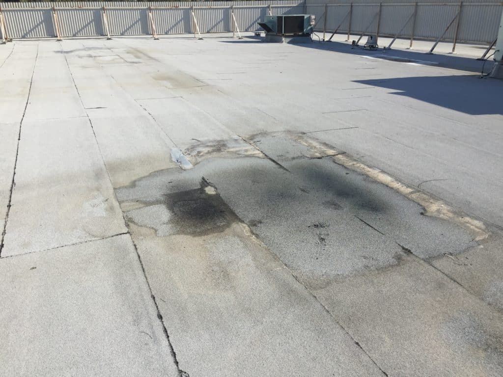 Commercial Roof Inspection Ponding
